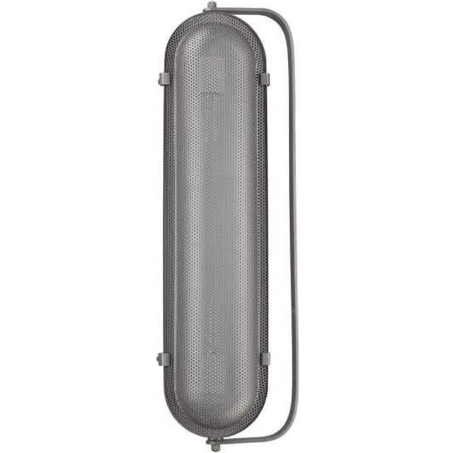 HomeRoots 398793 7 x 29.5 x 8 in. Terra 2-Light Gray Sconce