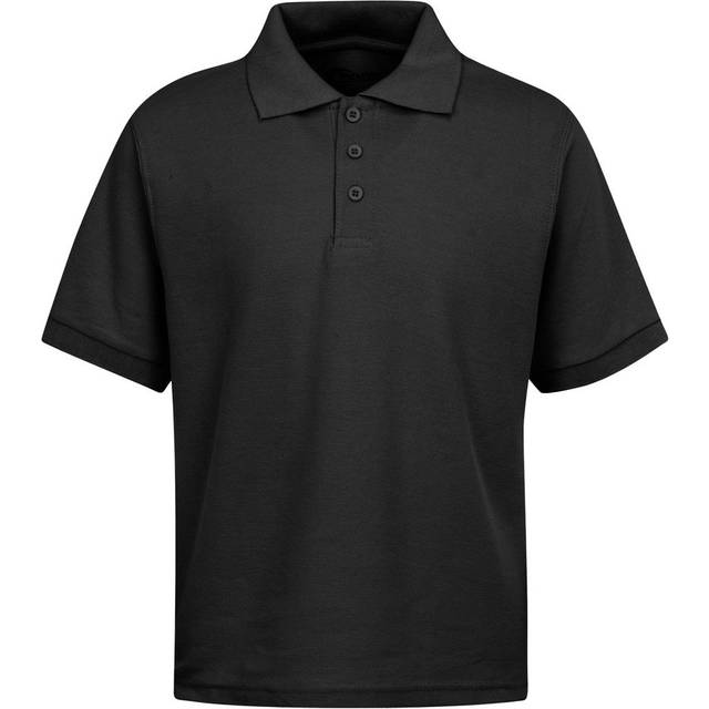 Premium Wear Boys Uniform Polo Shirt |Black S