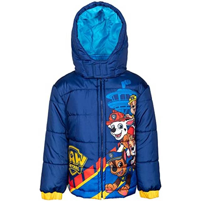 Paw Patrol Chase Marshall Rubble Toddler Boys Winter Coat Puffer Jacke