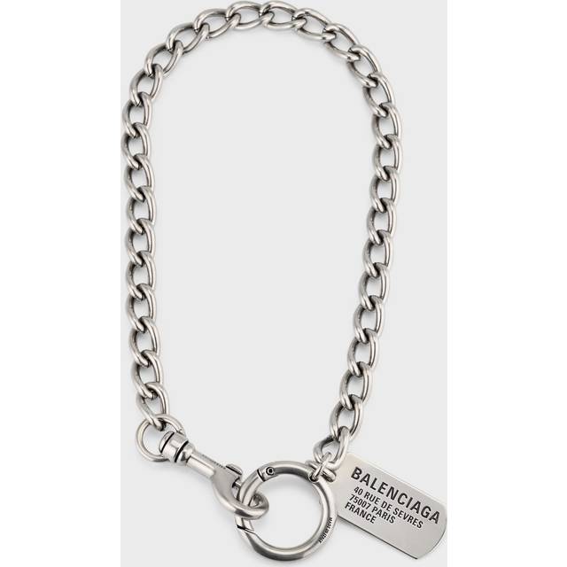 Balenciaga Tags Trouser Chain - Silver - Unisex - Brass, Zamak