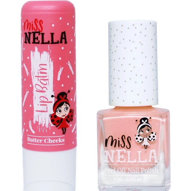 Miss Nella Lip Balm Butter Cheeks + Peach Slushie