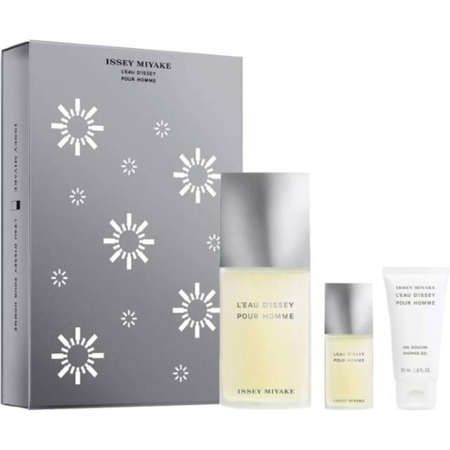 Issey Miyake L'Eau d'Issey Pour Homme Gift Set 125ml EDT + 50ml Shower Gel + 15ml EDT