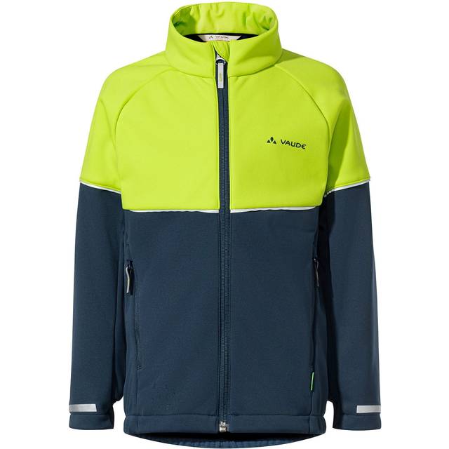 Cykeljacka Vaude Barn Qimsa Softshell Jacket Chute Green 110/116
