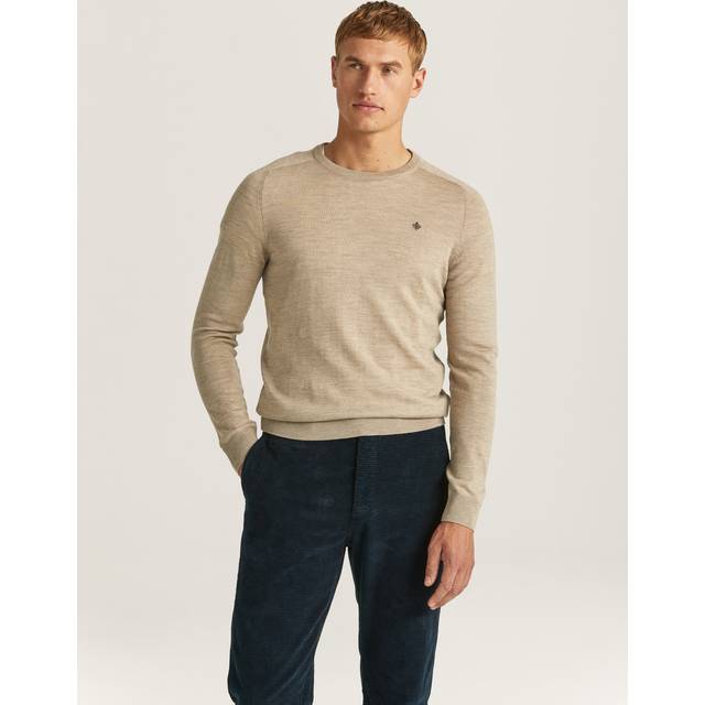 MORRIS Merino Oneck |Beige |L