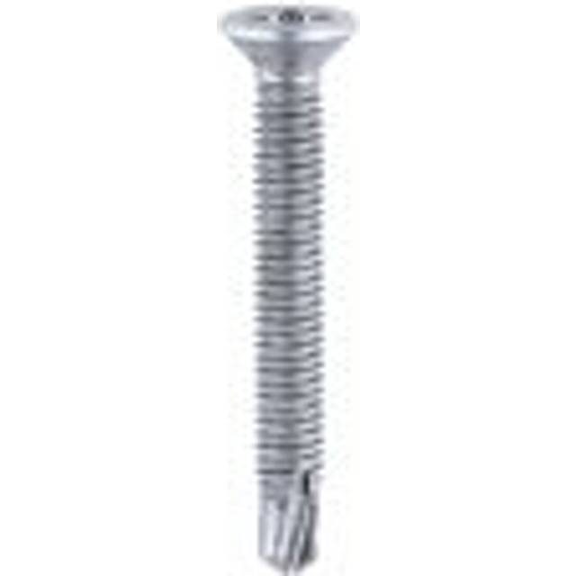 TIMco 153Z Self Drill PVC Screw CSK BZP M4 x 25mm Box of 1,000