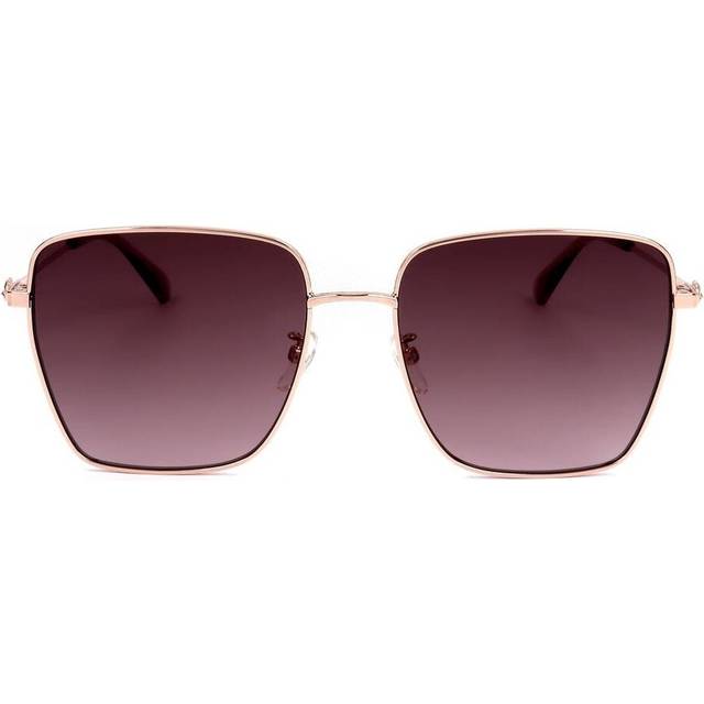Moschino Square Womens Gold Copper Grey Pink Gradient MOS072/G/S Metal - One Size