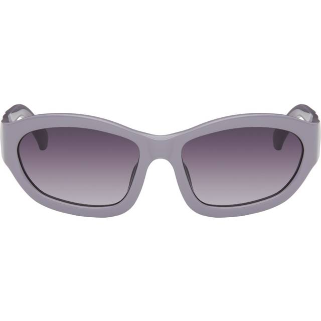 Linda Farrow, Sunglasses, unisex, Purple, 58 MM, Purple SUN Sungles