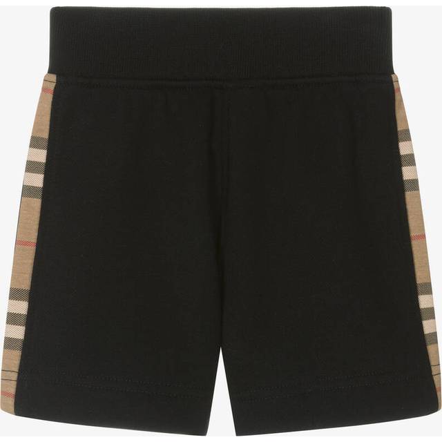 Burberry Baby Boys Black Cotton Jersey Shorts - 18 month