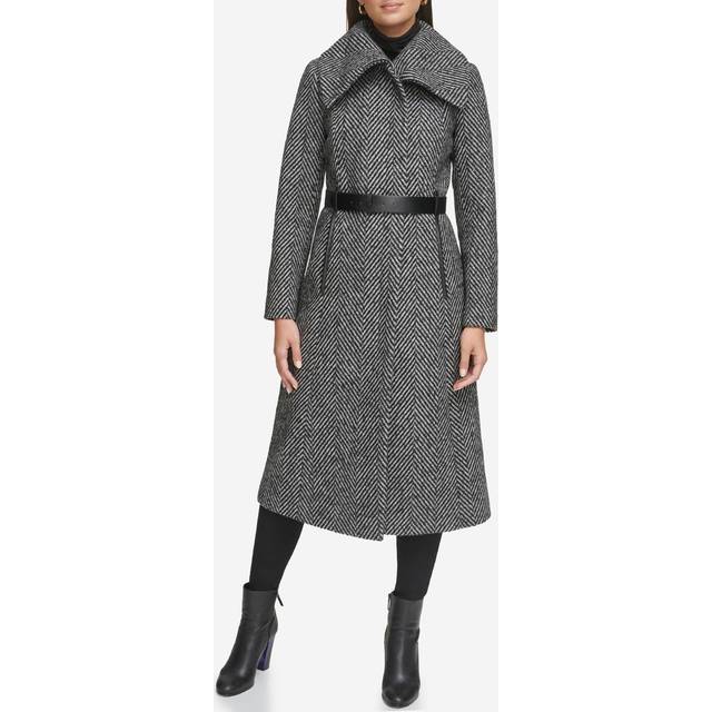 Kenneth Cole New York Black / White Textured Herri