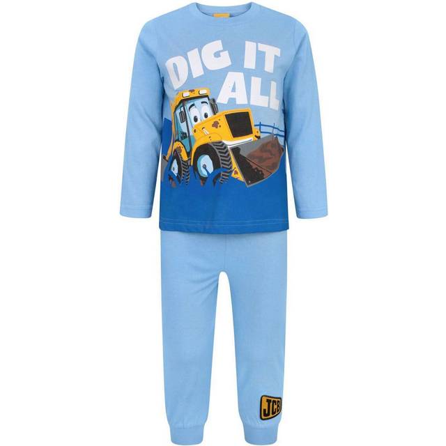 JCB Childrens Boys Dig It All Pyjamas
