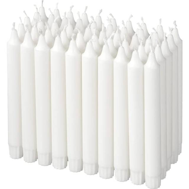 JUBLA kronljus utan doft, vit, 20 cm