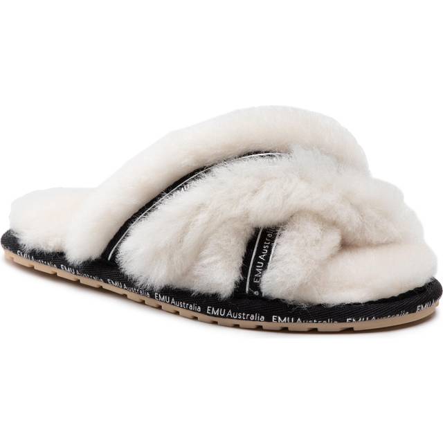 Beige Mayberry Own It Crossover Slippers (3)