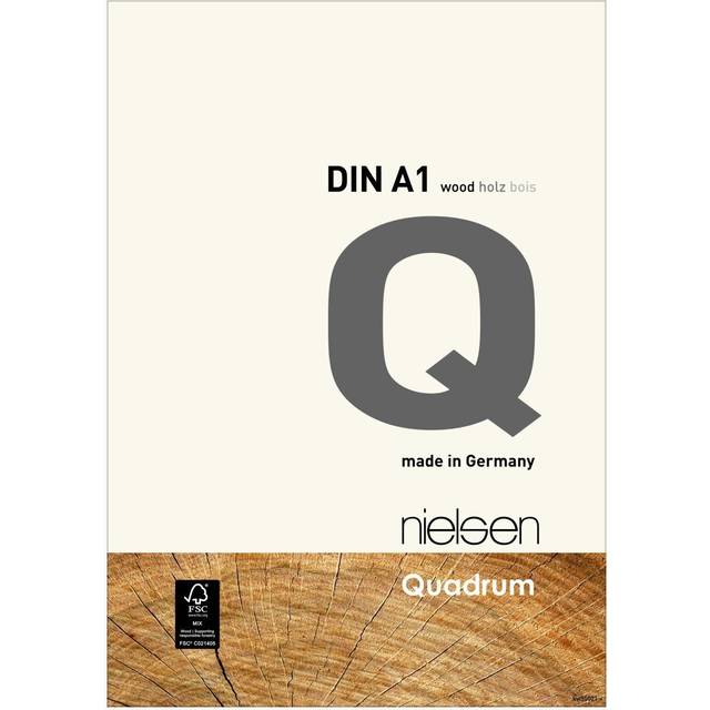 Nielsen Quadrum A1 White Wooden Picture Frame, White