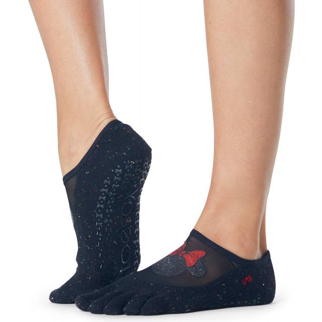 Toesox Womens/Ladies Luna Confetti Minnie Mouse Disney Toe Socks