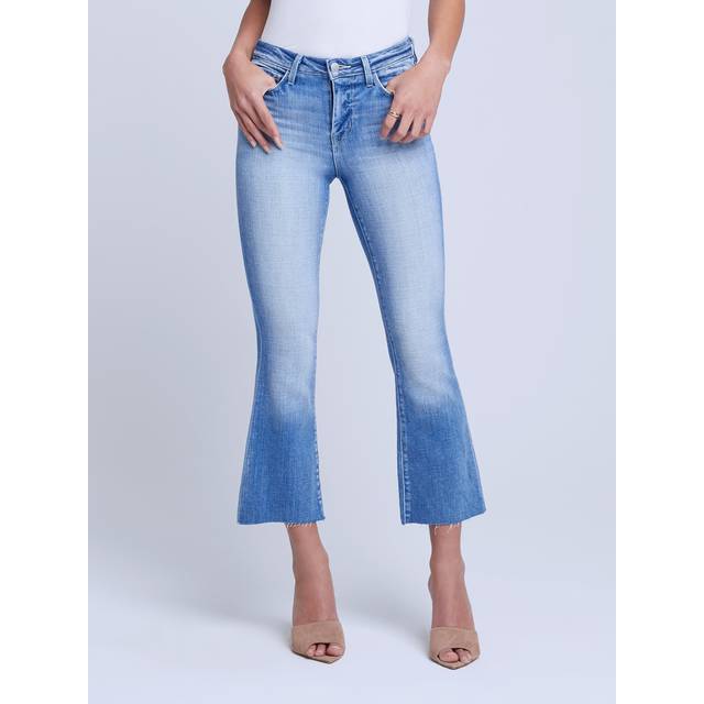 L’Agence Kendra High-Rise Crop Flare Balboa Jean