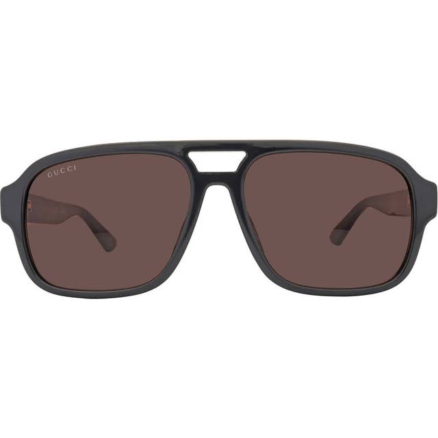 Gucci GG1342S 005 59 Gråa Solglasögon Män