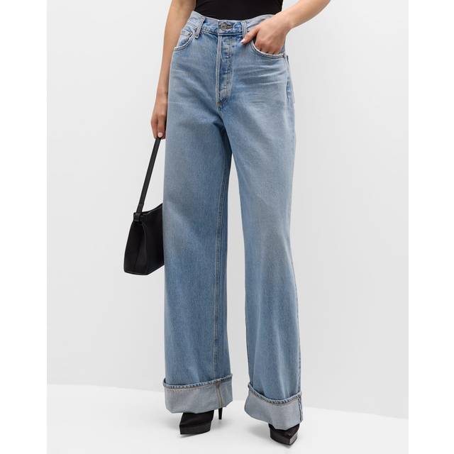 Dame High Rise Wide-Leg Jeans - SHOWDOWN - 29