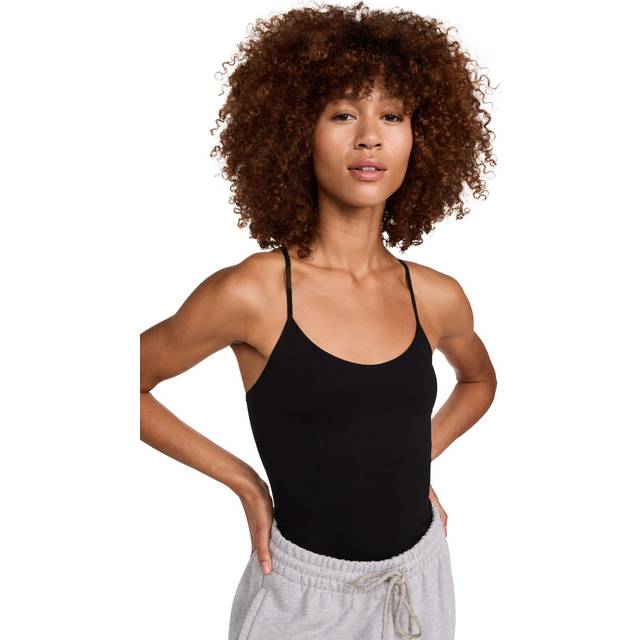 Splits59 Womens Black Loren Seamless Stretch-woven Cami Top Xs/s - BLACK