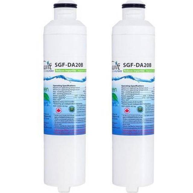 Swift Green Filters (6 Pack) RF4267HARS SGF-DA20B DA-97-08006  DA29-00020  469101  HAF-CIN  WF294  4609101000 Samsung Replacement Water Filter