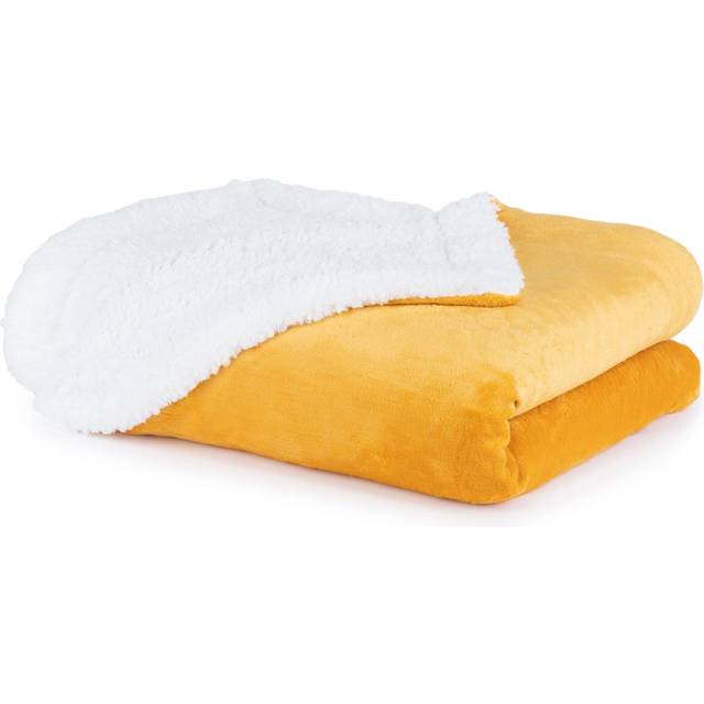 Sherpa Throw - Ochre (W130 x L150cm)