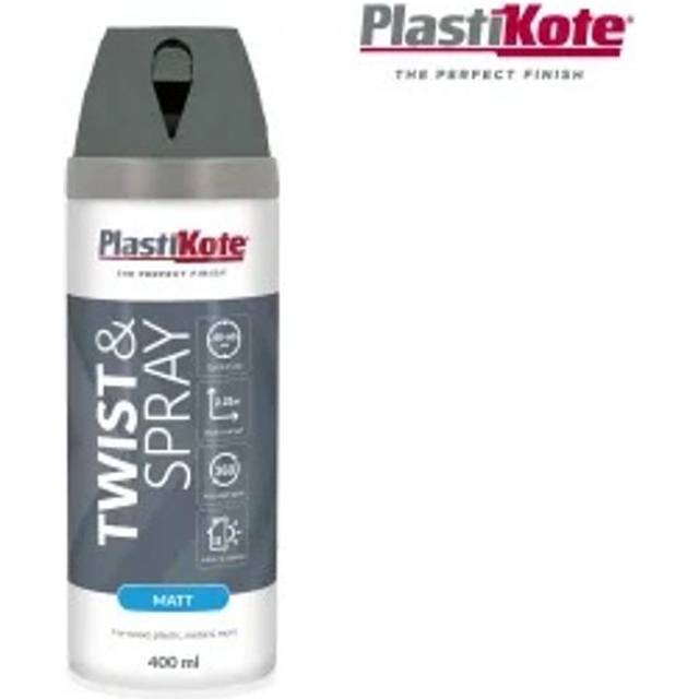 Plastikote Premium Matt Aerosol Spray Paint Blue Steel 400ml