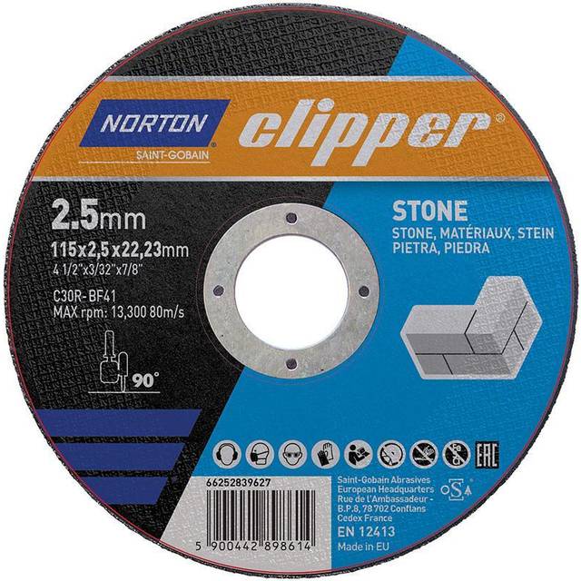 Norton Clipper Stone Cutting Disc - 115mm