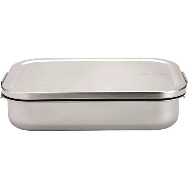 Brabantia Make & Take bento lunch box - steel - large Matte stainless steel