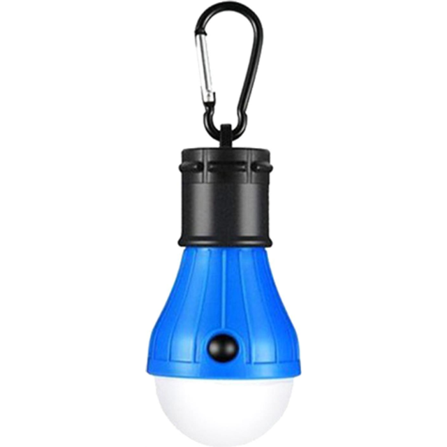 Portable LEDs Camping Light Bulbs Outdoor Tent Lamp with Hook Lantern Emergency Light 3 Light Mpdes 1pc blue