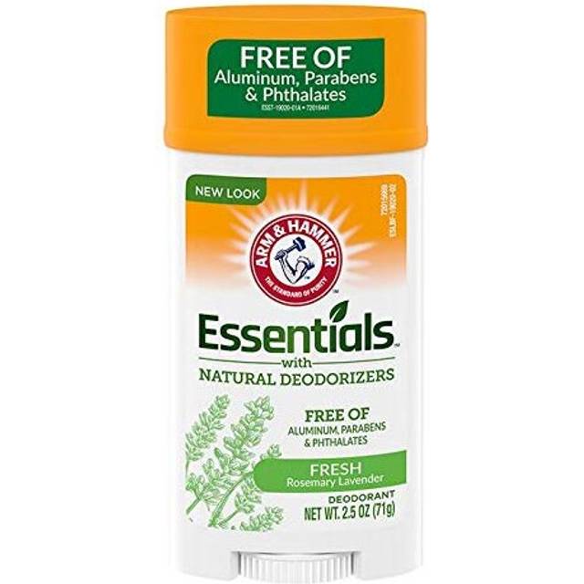 ARM & HAMMER Essentials Natural Deodorant Fresh Rosemary Lavender 2.50 oz (Pack of 4)