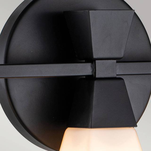 Elstead Bowtie 3 Light Bathroom Wall Lamp, Matte Black IP44
