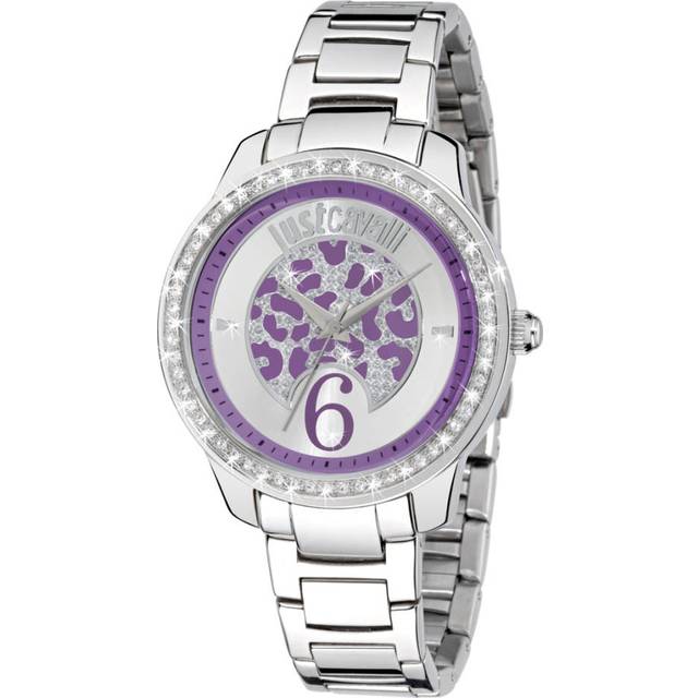 Shiny Watch Silver Stainless Steel Bracelet Silver Dial - One Size