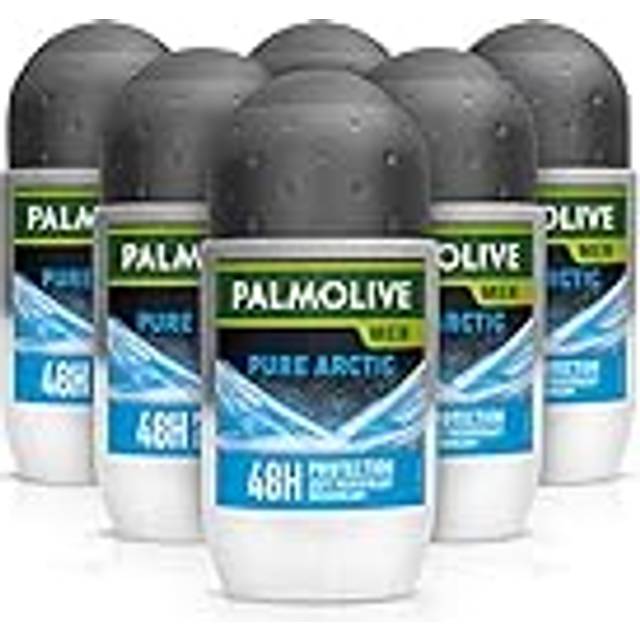 Palmolive Deodorant Roll-On Sexpack, For Men Pure Arctic Anti-Perspirant Utan Alkohol, 50 ml i 6-pack