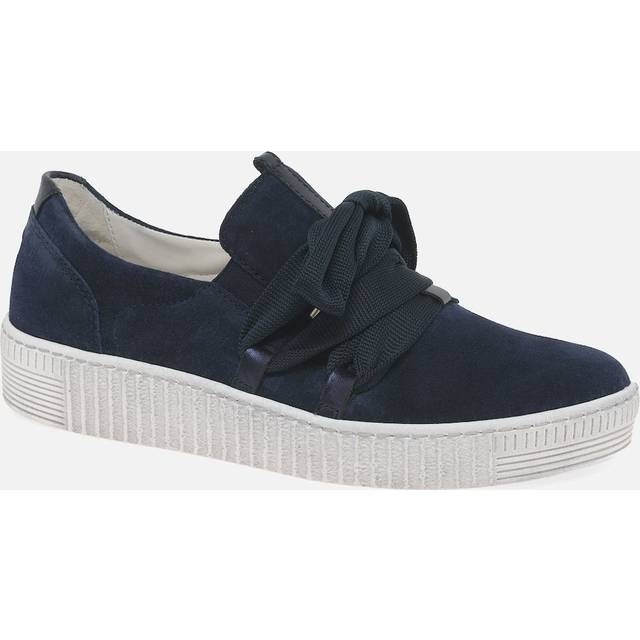 Gabor Waltz Womens Casual Trainers Colour: Marine Suede, Size: 5.5