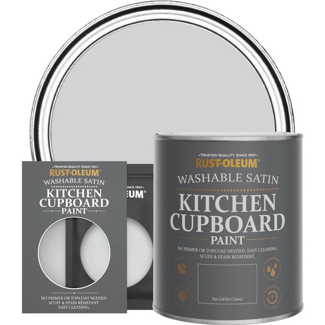 Rust-Oleum Kitchen Cupboard Paint, Satin Finish - LILAC RHAPSODY - 750ml - Grey