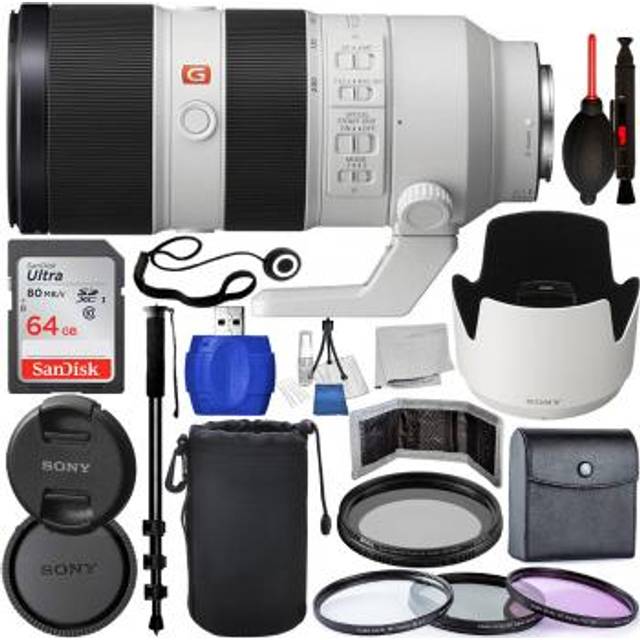 Sony FE 70-200mm f/2.8 GM OSS Lens - SEL70200GM Bundle