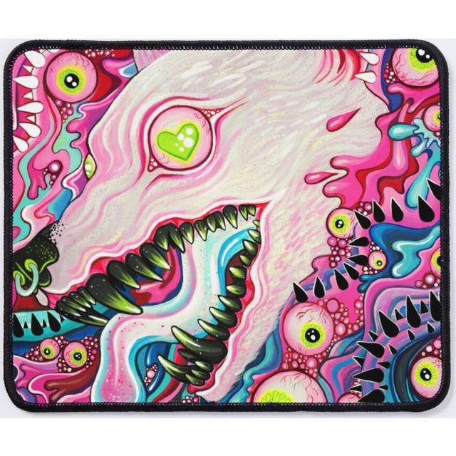 Mouse Pad Glitterwolf Acrylic Painting 11.8 x 9.8 inch Computer Mat Gaming Office Mousepad
