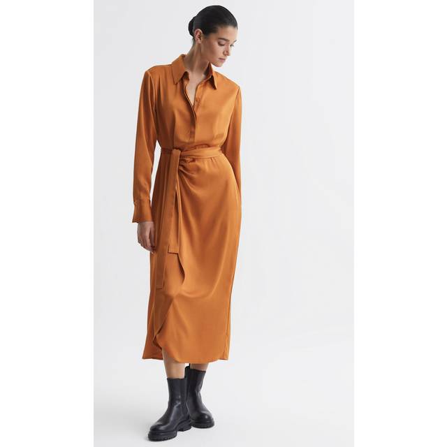 Reiss Arabella Shirt Midi Dress
