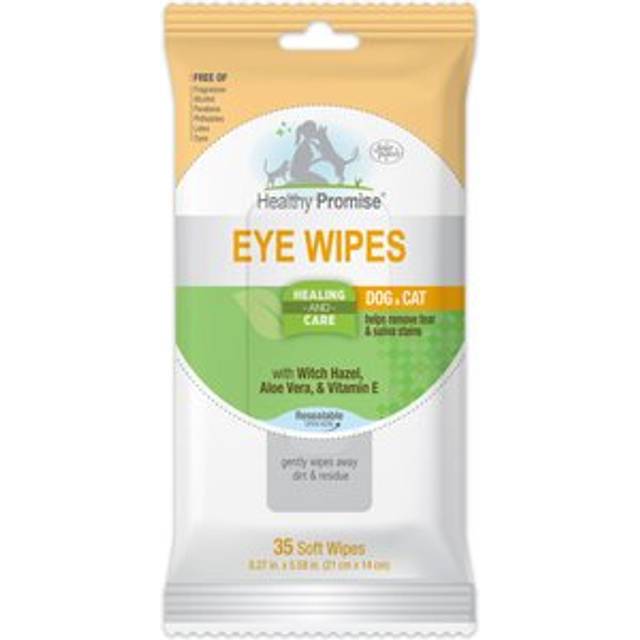Four Paws Healthy Promise Eye Wipes for Dogs & Cats 35 Wipes