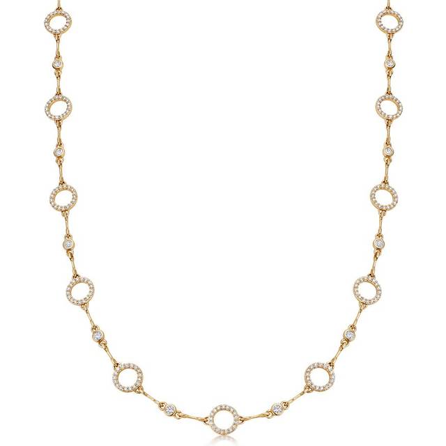 Solid Gold Icon Nova  Eternity Lab Grown Diamond Necklace