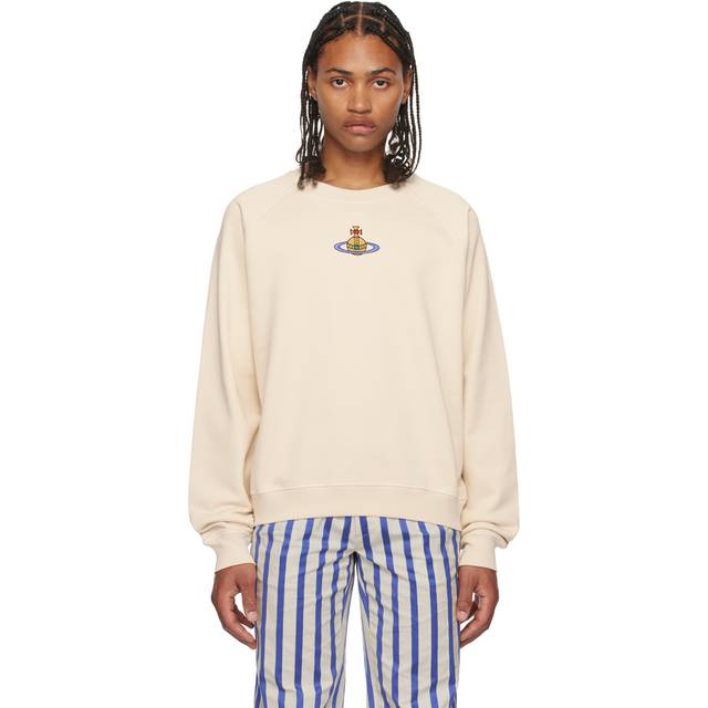 Vivienne Westwood Beige Embroidered Sweatshirt - 233-J0006-P402PO - S