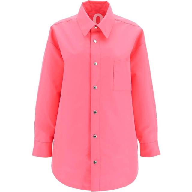 Flamingo Oversize Shirt with Clic Collar