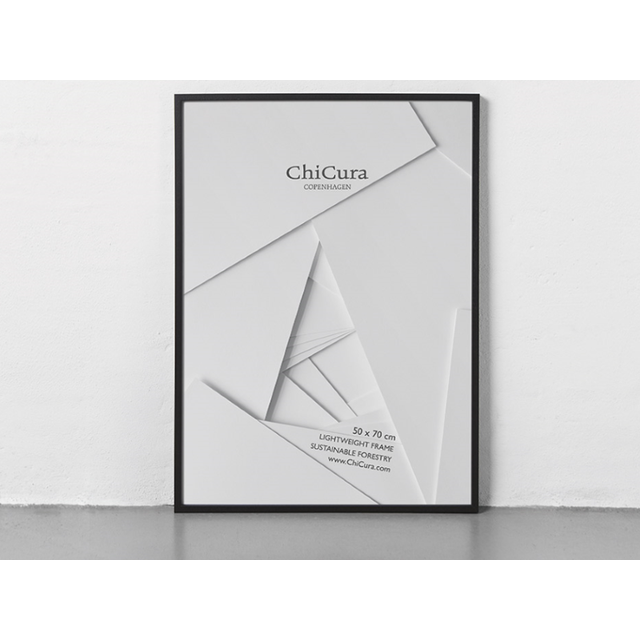 CHICURA Wooden Frame - 50X70cm - Acrylic |Svart |50X70 cm