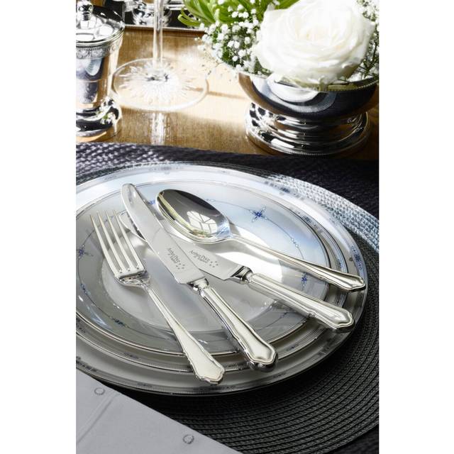 Arthur Price of England Sovereign Silver Plate Dubarry 24 Piece Cutlery Box Set