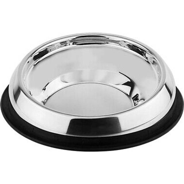 Non-slip stainless steel dog bowls with flat snout Nobby Pet - Argenté