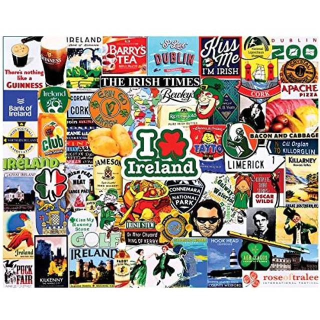 White Mountain - I Love Ireland, 1000 Piece Jigsaw Puzzle, Ireland Puzzle