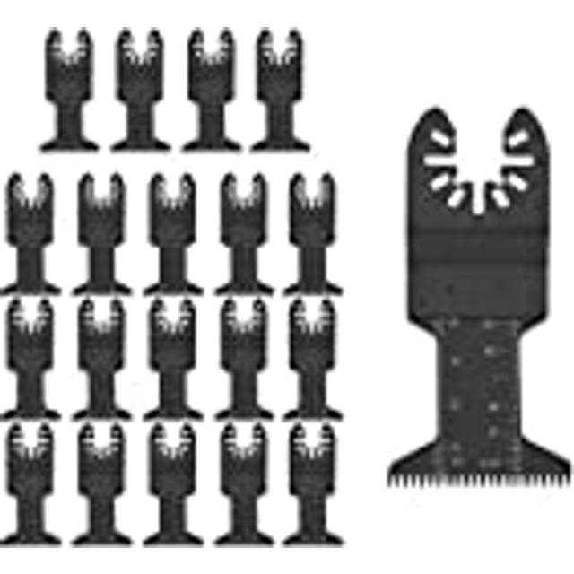 Oscillerande sågblad set 20 st kolstål 44 mm långa tänder universellt svängande multisågblad verktyg för Fein etc