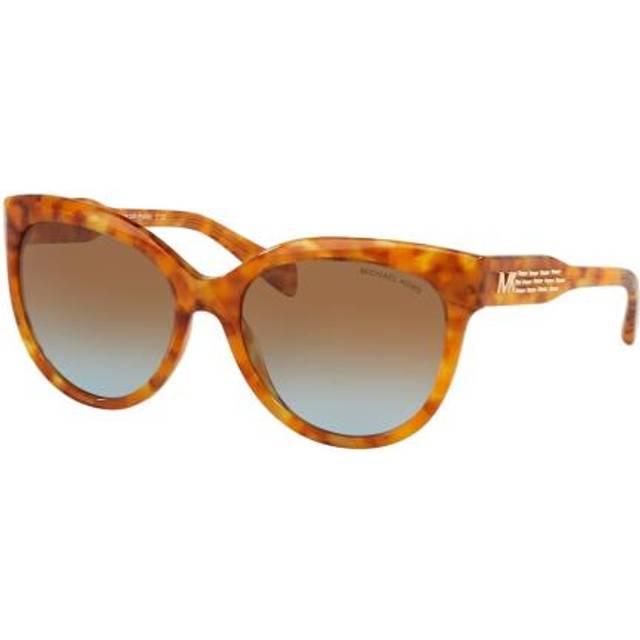 Michael kors women's sunglasses portillo mk2083 33395d amber tort/blue brown