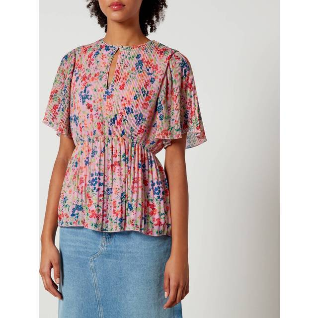 Cras Bonniecras Chiffon Blouse - EU 42/UK 16 - Orange