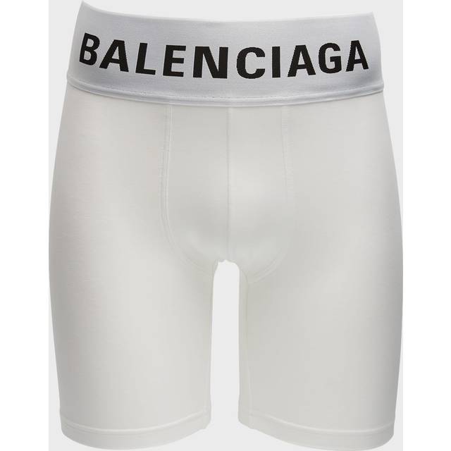 Balenciaga Midway Boxer Briefs - White - Men's - - Cotton & Elastane