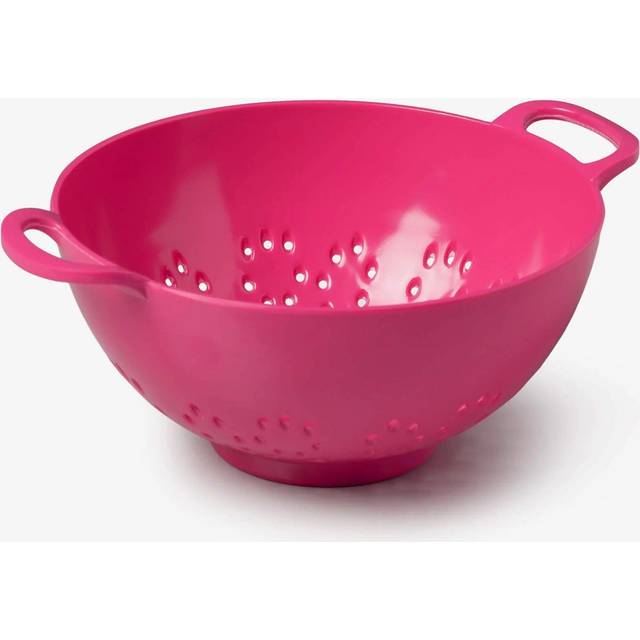 Premium Melamine Colander, Small 15cm - Neon Pink (7.5cm H X 15cm W)